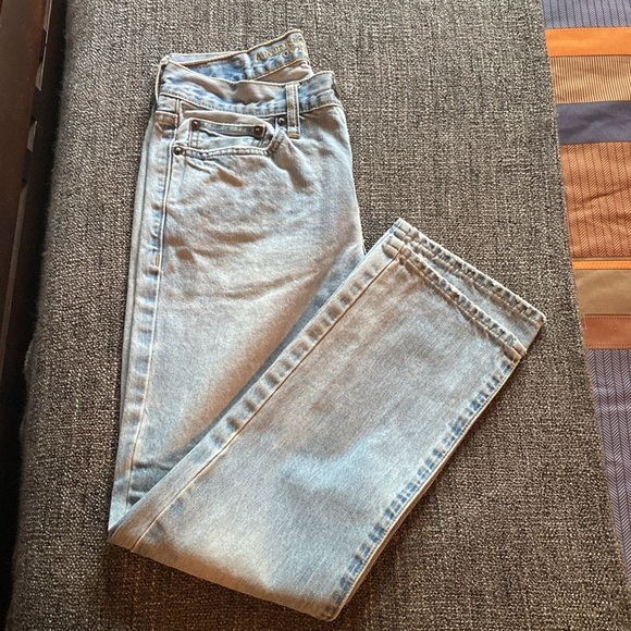 American Eagles Slim Straight Jeans Denim 100% Cotton Size US 26/28 - Pre-Loved - Picture 15 of 16
